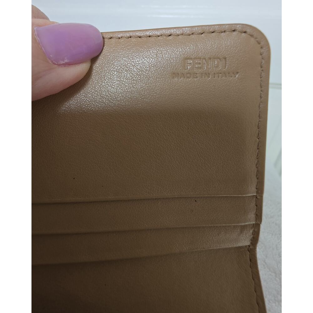 Fendi Roma Hypnoteyes Beige Continental Wallet w/COA - Picture 9 of 16
